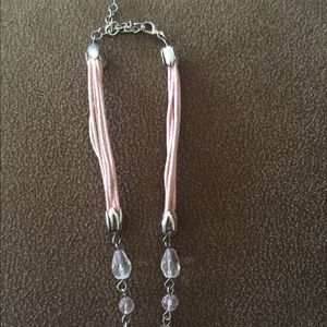 Pop Art Big Pearl Necklace Hot Pink Costume Accessories Female main image 1